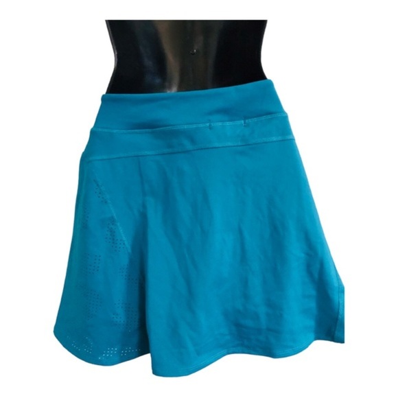 Sincerely Jules teal tennis golf active mesh‎ skort size large new - Picture 4 of 14